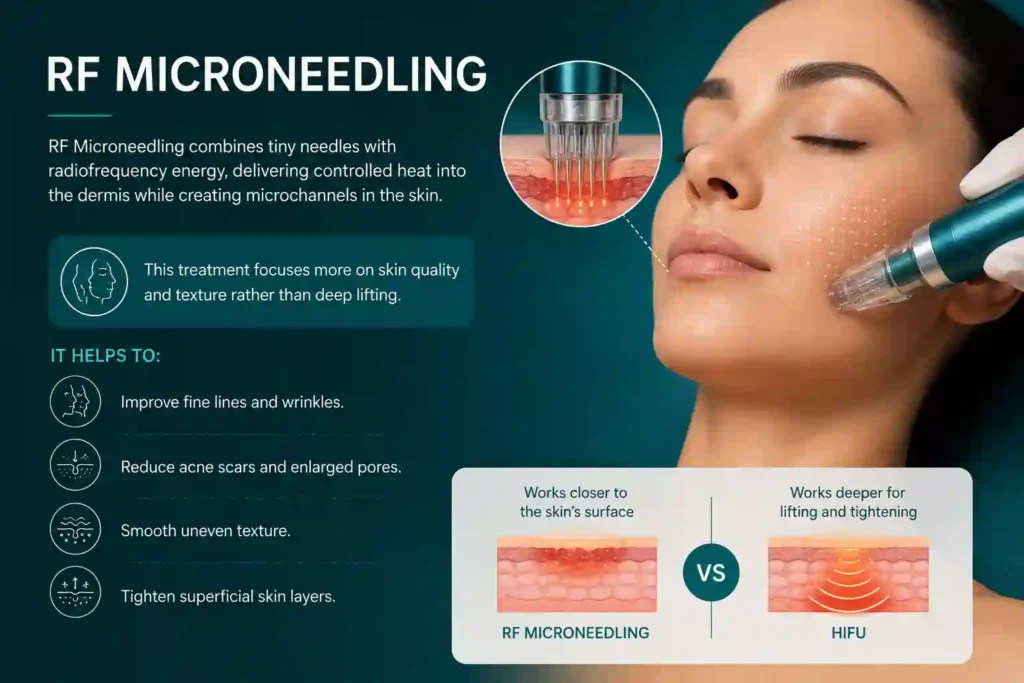 What Does RF Microneedling Do That HIFU Alone Cannot Theale