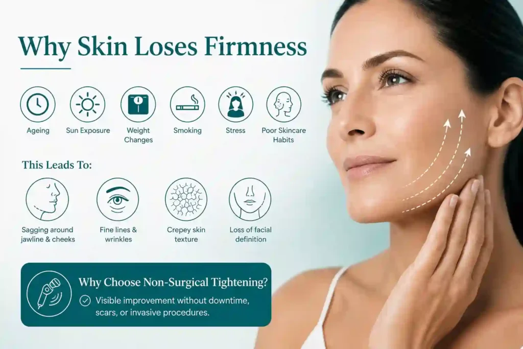 What Makes Skin Lose Firmness and Why Do People Seek Non-Surgical Tightening Theale?